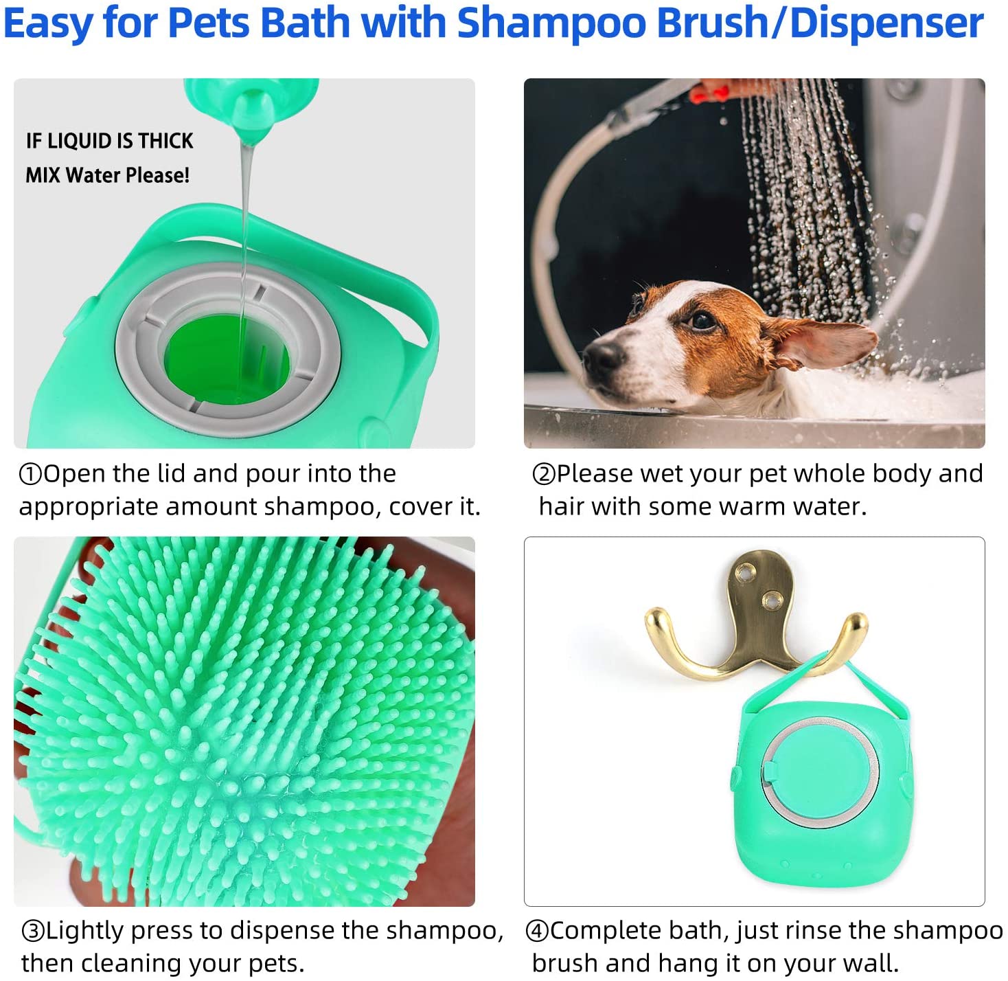 Doggy Shampoo/Massage Brush !